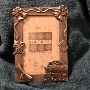 Six Trees silver wedding frame 4x6